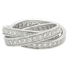 CARTIER Trinity White Gold Diamond Ring