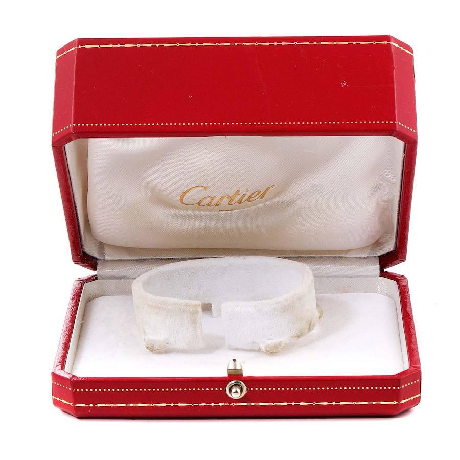 Cartier Trinity White Gold MOP Diamond Dial Ladies Watch WG200846 For Sale 3