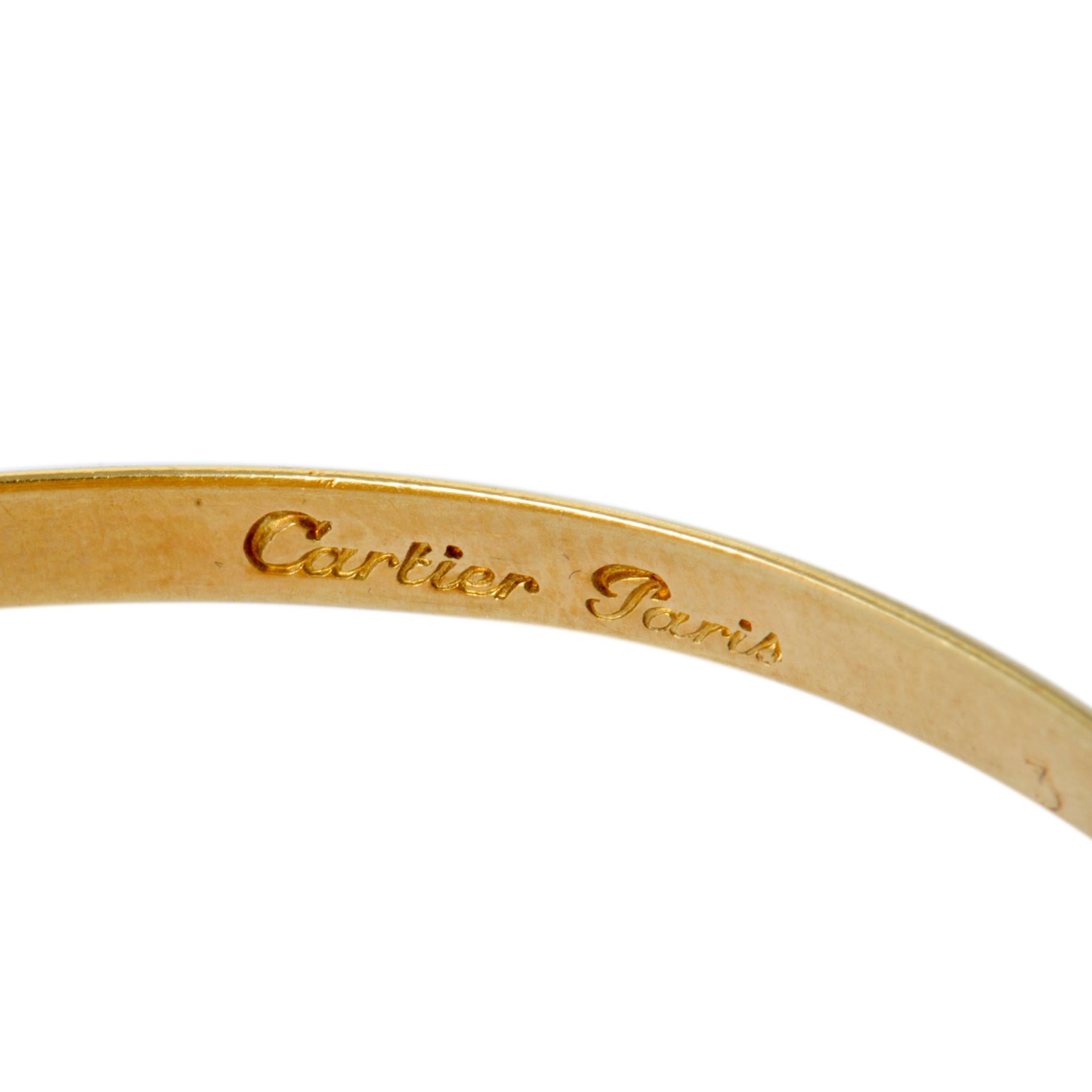 Women's Cartier Trinity White, Yellow and Rose Gold Rolling Bangle Bracelet