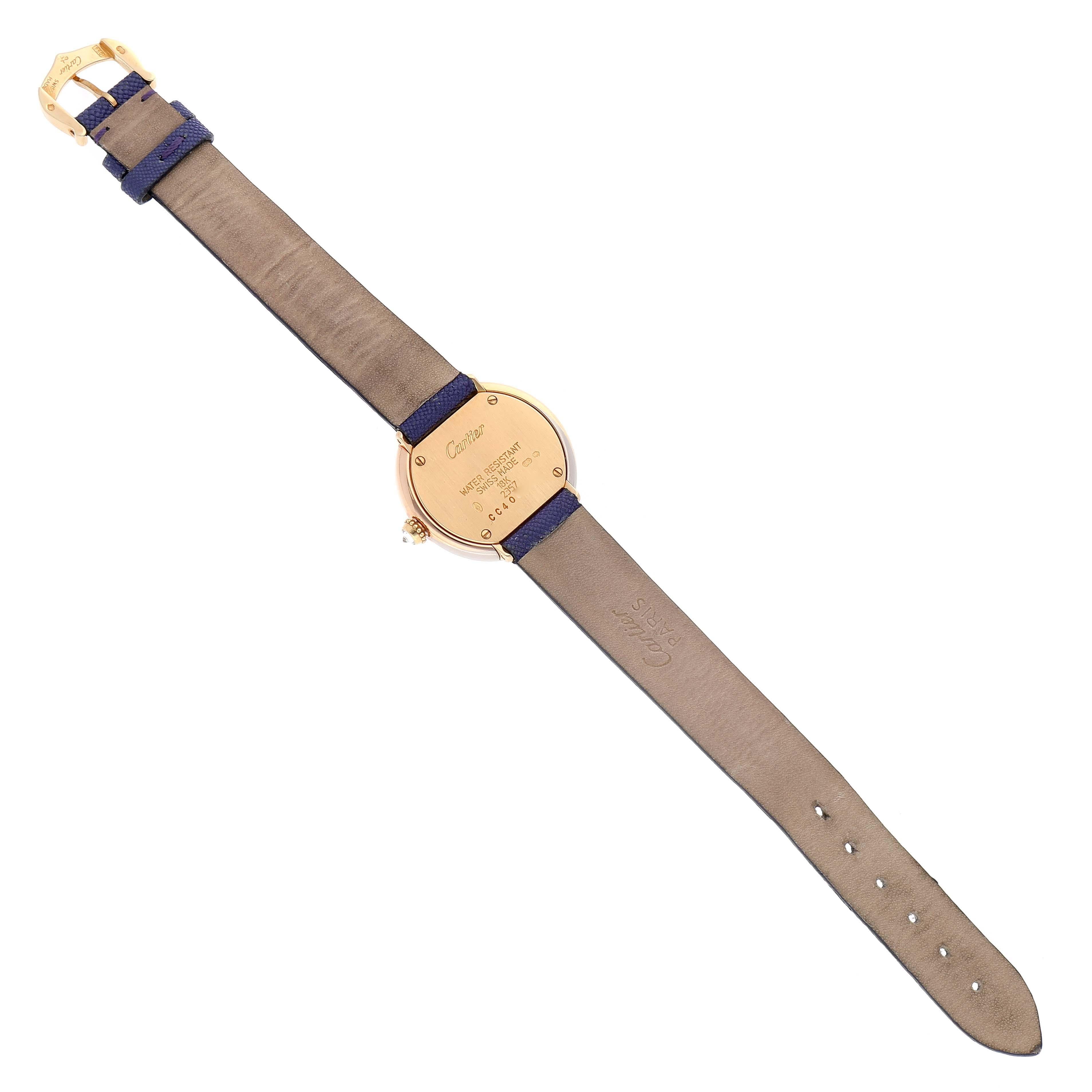 Cartier Trinity White Yellow Rose Gold Diamond Ladies Watch WG200256 3