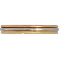 Cartier Trinity White Yellow Rose Gold Ring