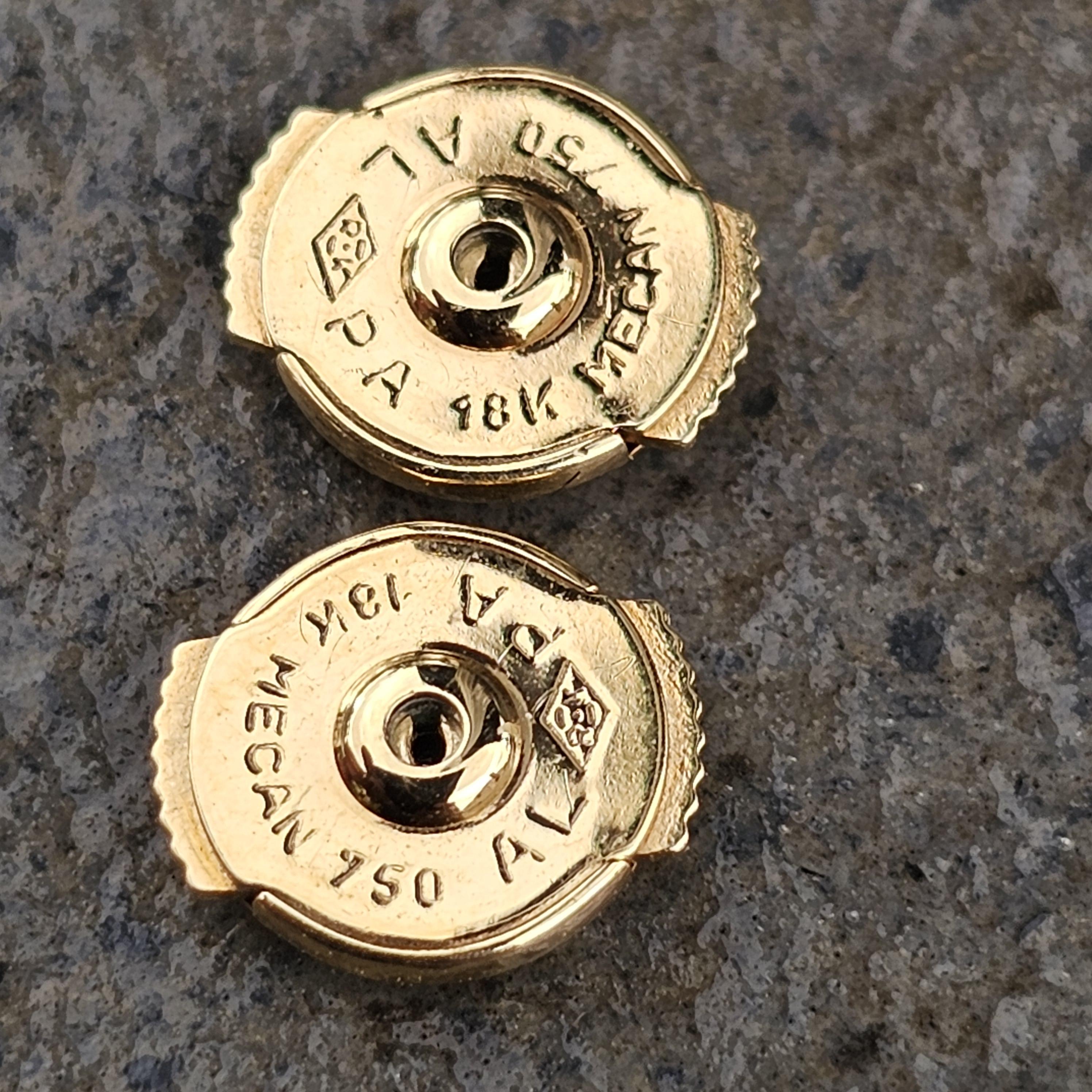 Cartier Trinty Diamond Stud Earrings Tri Color 18k Gold and Certificate 5g 3
