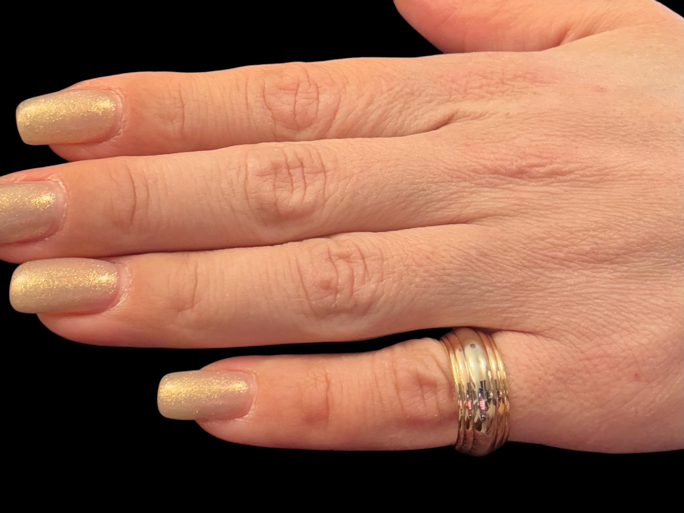 Cartier Triple Gold Kinetic Band Ring For Sale 4