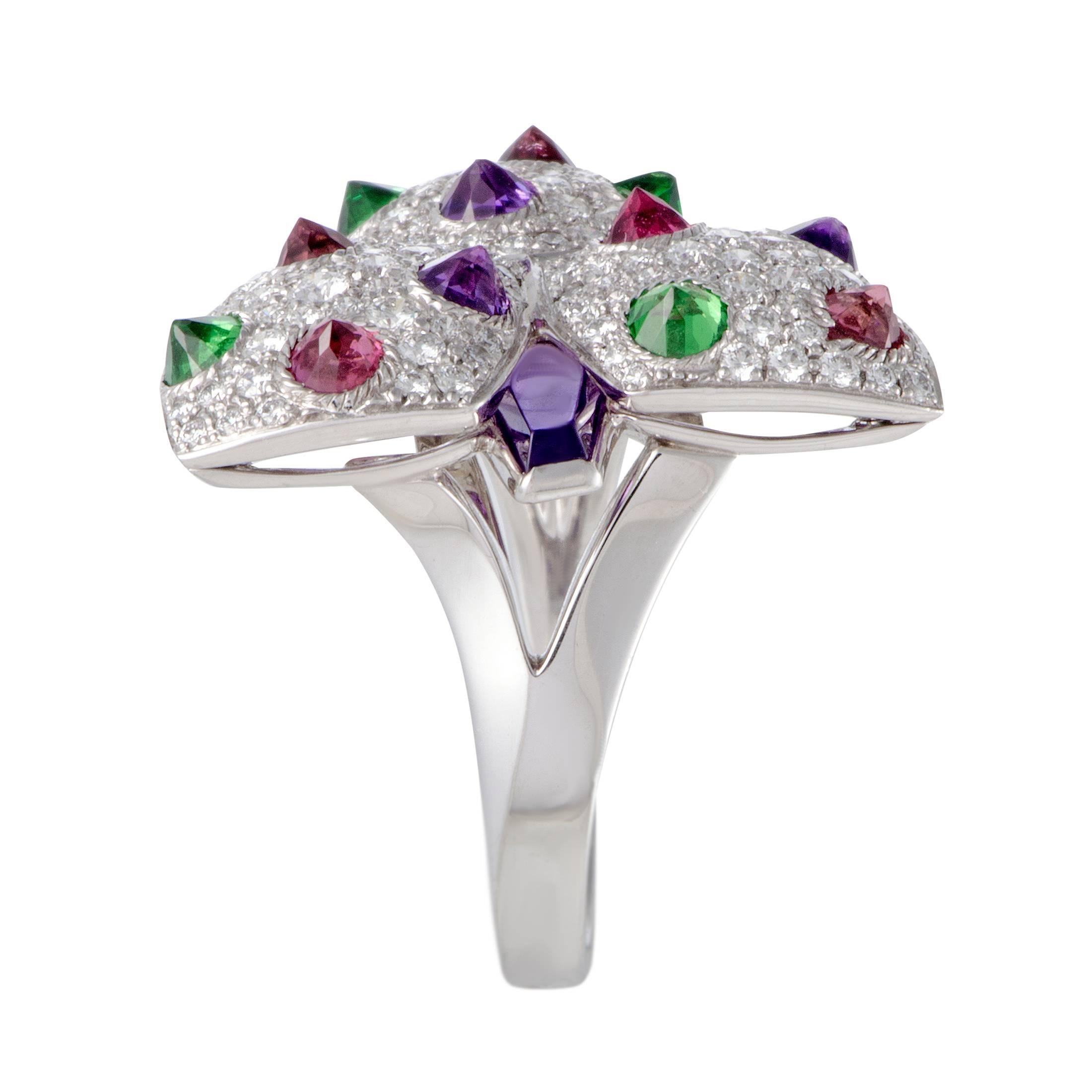 cartier flower ring
