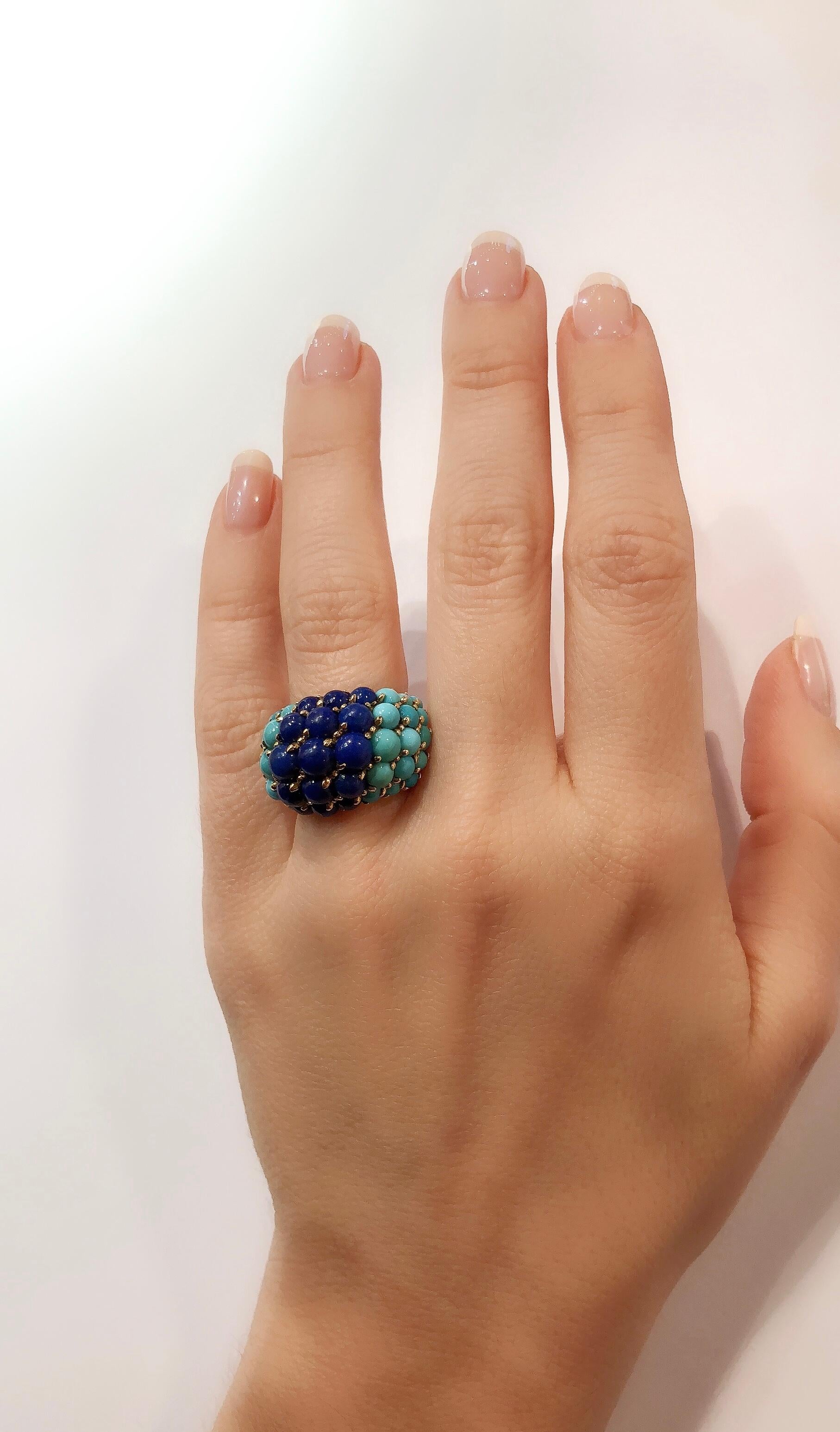 Cartier Turquoises Lapis Ring 1