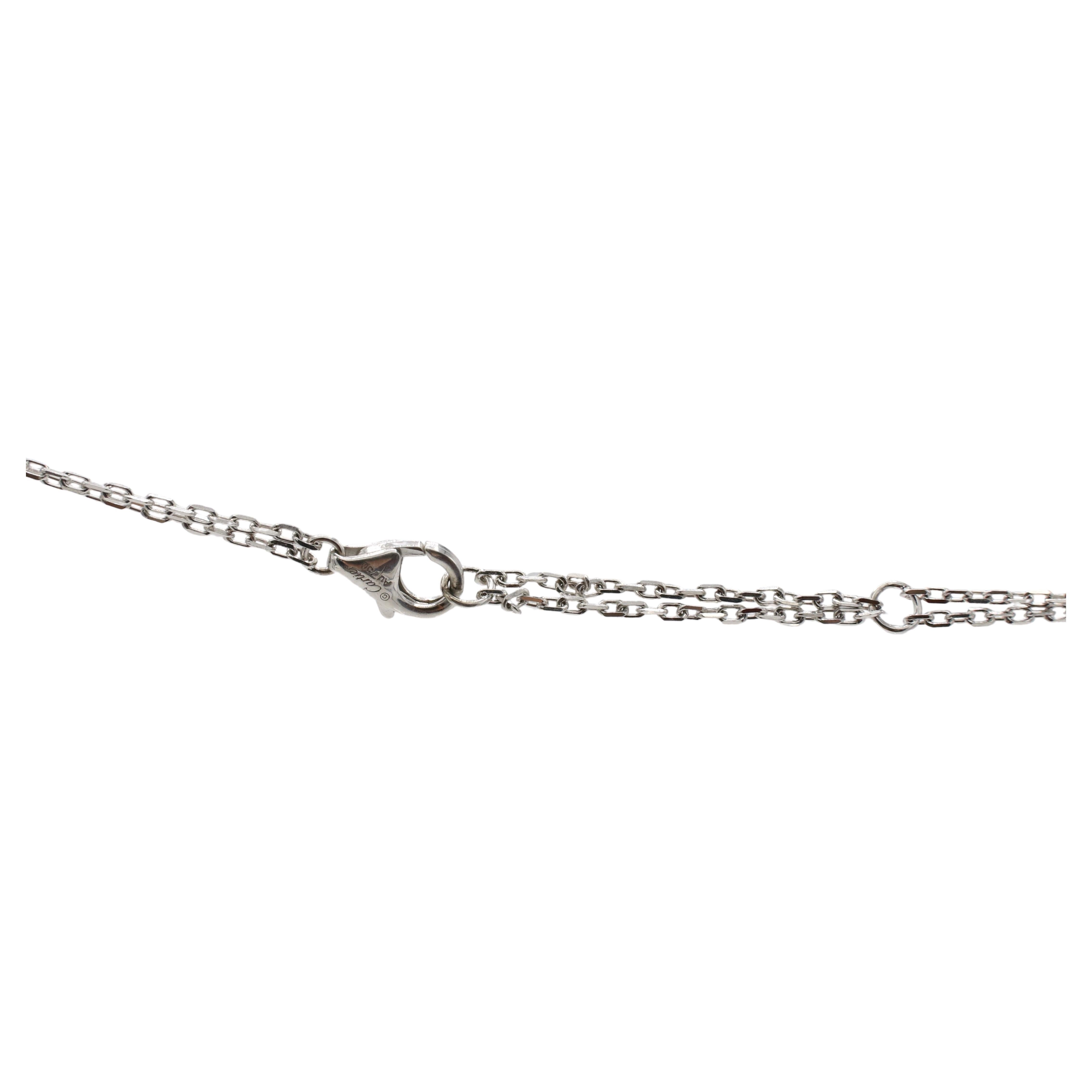 cartier love necklace silver