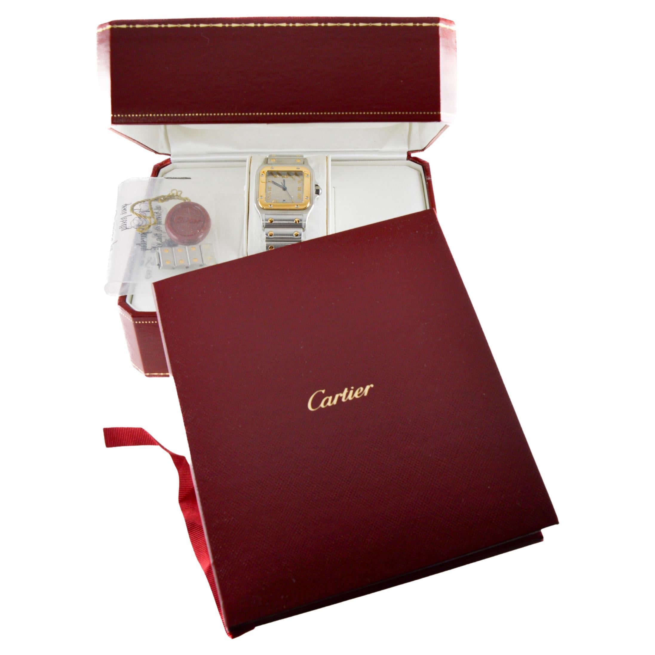 Cartier Two Tone Galbee con scatola e documenti originali in "Nuove condizioni". in vendita