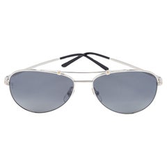 Cartier Two Tone/Grey CT0083S Pilot Sunglasses