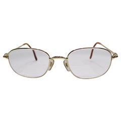 Cartier Two-Tone Oval Glasses 
