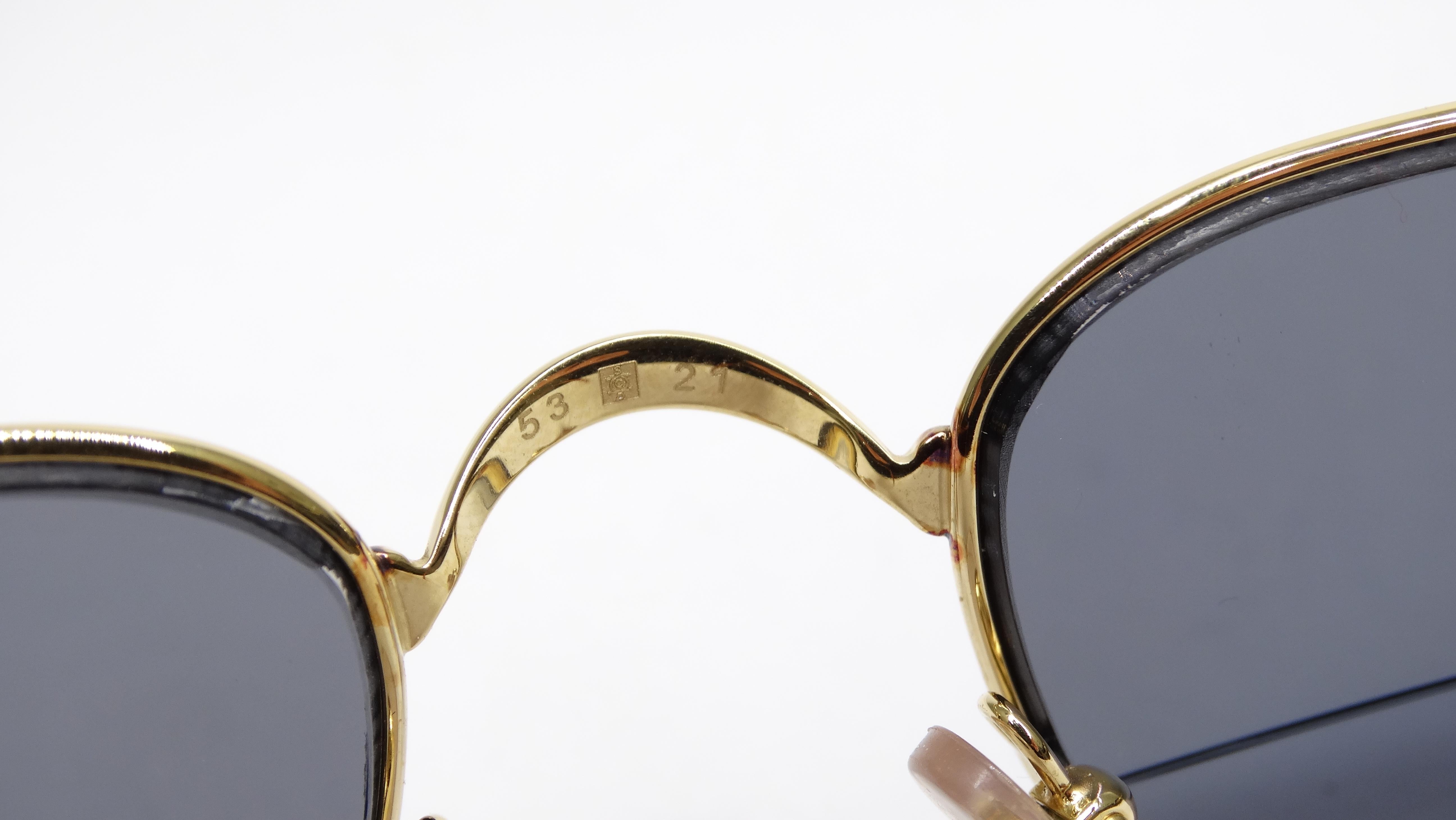 Black Cartier Two-Tone Sunglasses  For Sale