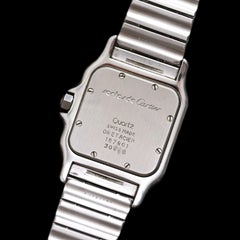 Cartier Santos Galbee bicolor con mecanismo de cuarzo, ref. 187901