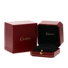 Cartier Valerina Solitaire Diamond Ring in Platinum