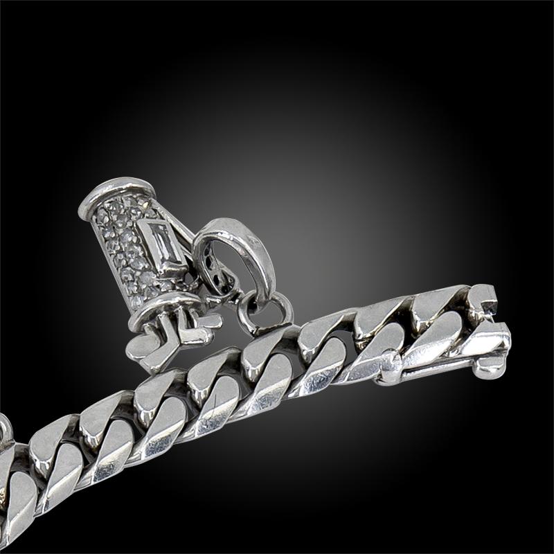Cartier und Van Cleef & Arpels Diamant-Charm-Armband (Art déco) im Angebot