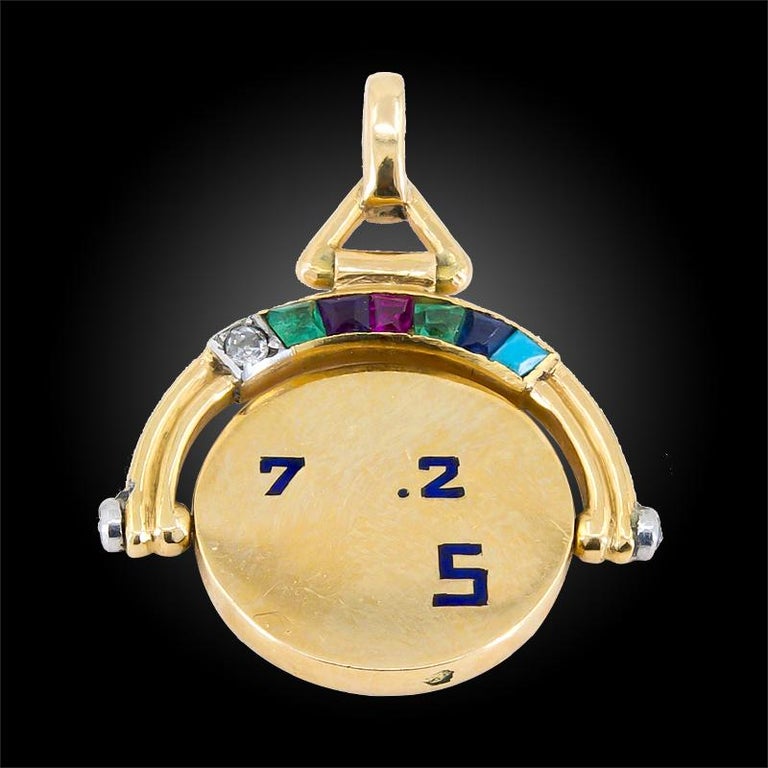 Cartier and Van Cleef and Arpels Diamond Charm Bracelet For Sale at