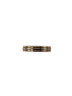 Cartier Vendome 18K Tricolor Gold Band Ring Größe 5,5-5,75 (51 europäisch) #24603