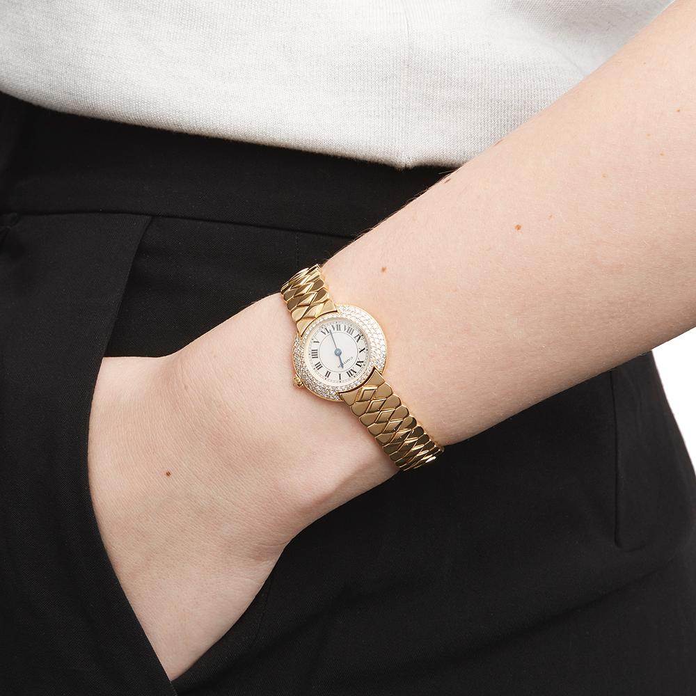 Cartier Vendome 18k Yellow Gold 1292 Wristwatch 3