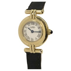 Cartier Vendome Ladies Vermeil Quartz Wrist Watch