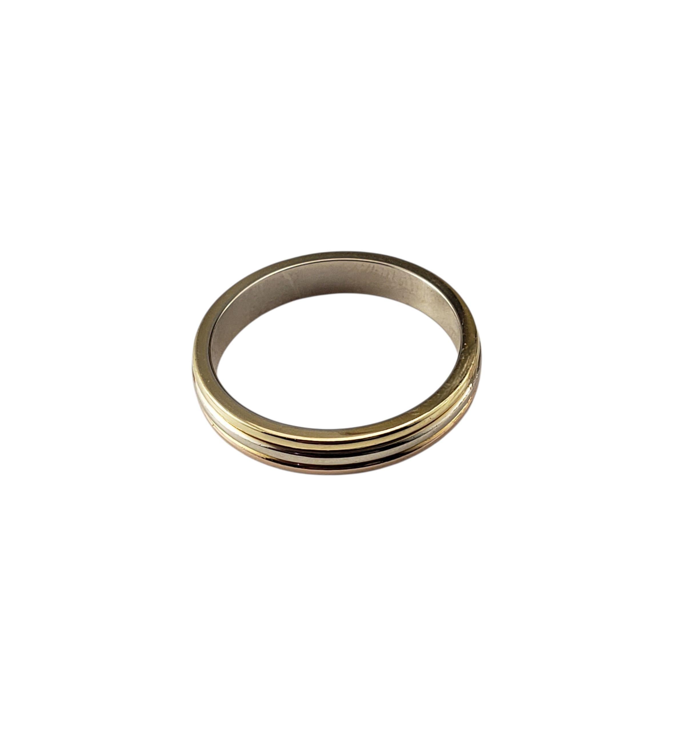 da uomo o donna Cartier Vendome Louis Anello nuziale in oro 18 carati tricolore misura 10,5 #22976 in vendita