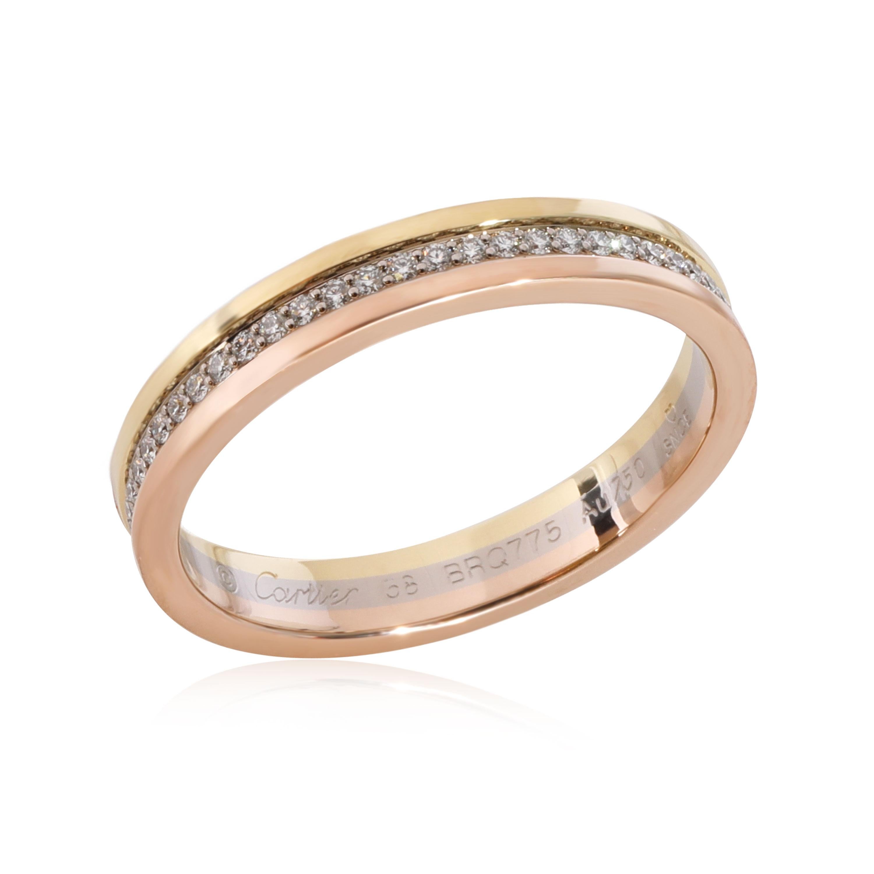 Cartier Vendome Louis Cartier Wedding Band in 18k 3 Tone Gold 0.25 CTW

PRIMARY DETAILS
SKU: 127433
Listing Title: Cartier Vendome Louis Cartier Wedding Band in 18k 3 Tone Gold 0.25 CTW
Condition Description: Retails for 4350 USD. In excellent