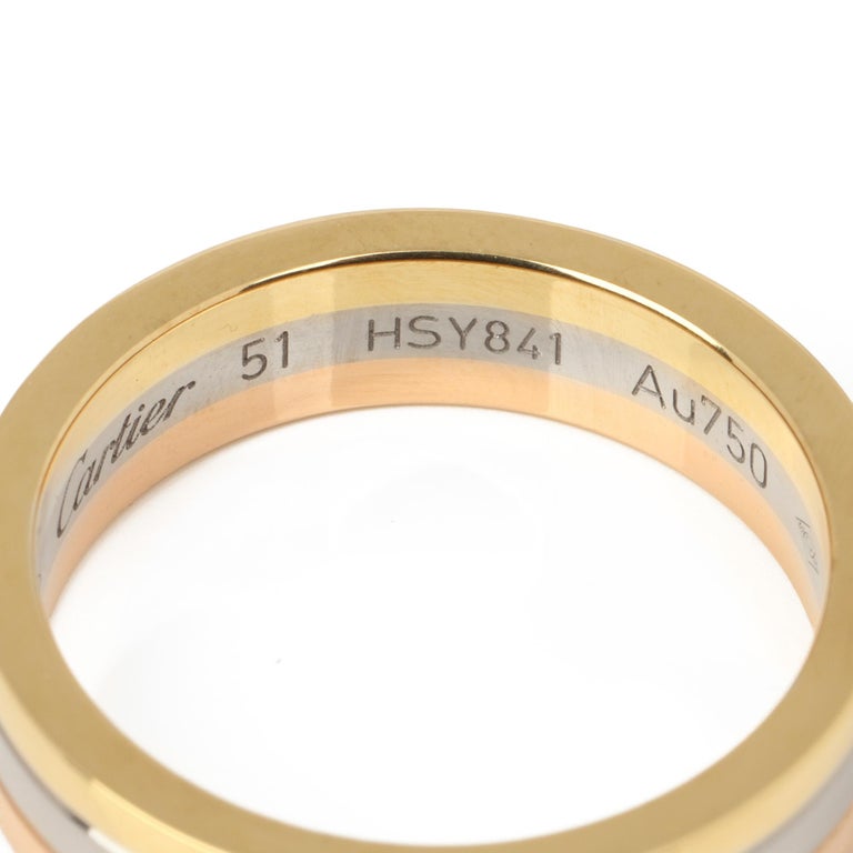 Cartier Vendome Louis Cartier Wedding Ring For Sale at 1stDibs