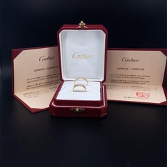 Cartier Vendome Louis Three Tones Wedding Band Ring with Certificate