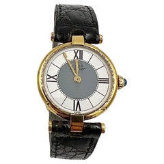Cartier Vendome Must De Cartier Vermeil Wristwatch