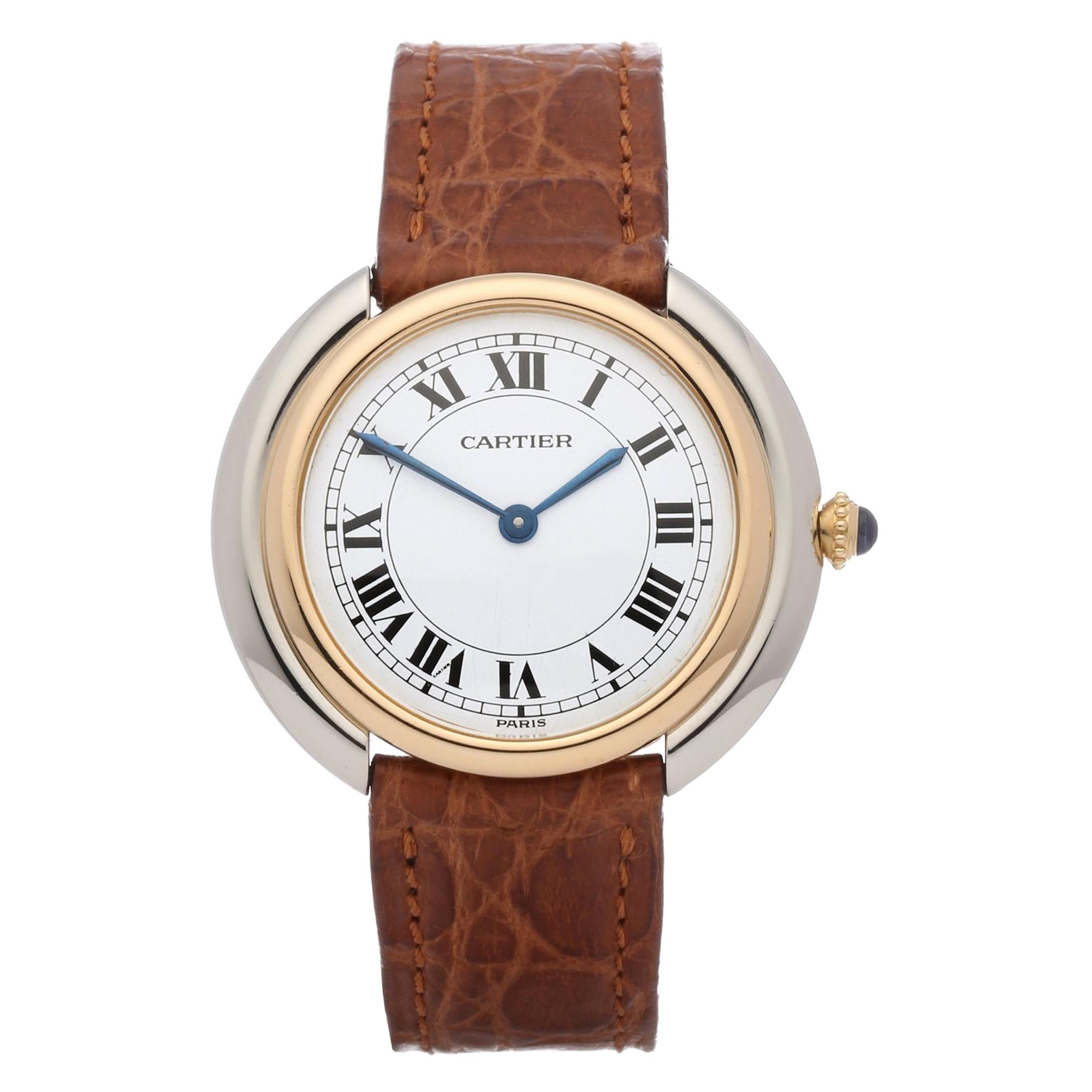 Vintage Cartier Paris Vendome Large Automatic Watch Circa 1978 at 1stDibs