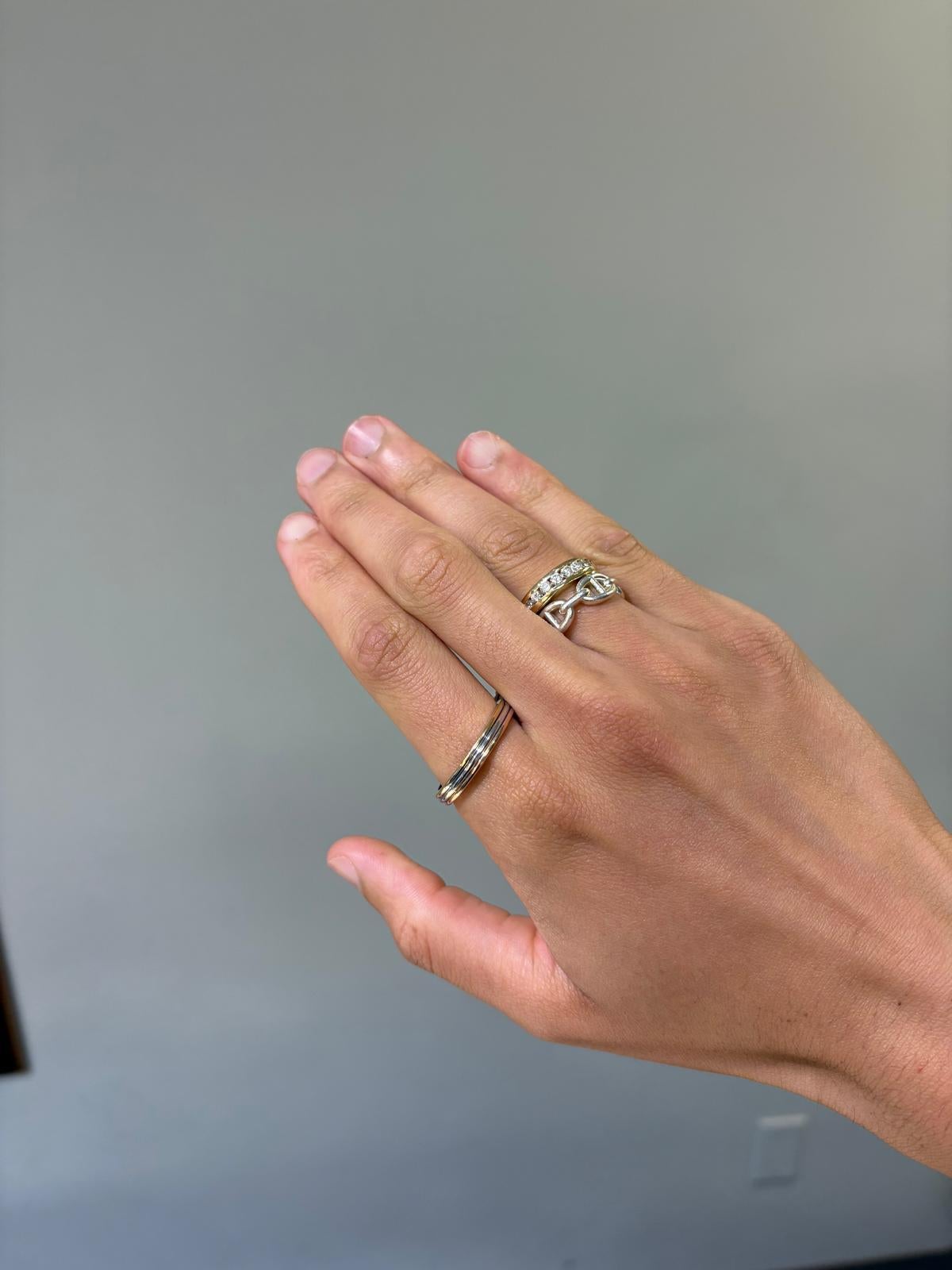 Cartier Vendome Tri-Color Band Ring Web Store Description en venta 1
