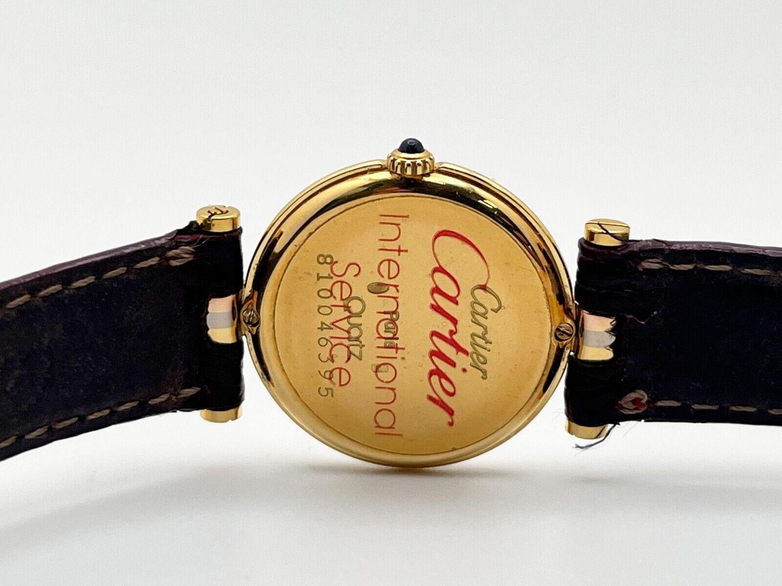 Women's Cartier Vendome Trinity 8100 Ladies 18K Yellow Rose White Gold