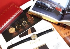 Cartier Vendome Trinity Must de Cartier VLC 1980 Railroad and 3 Ors Gold Pattern