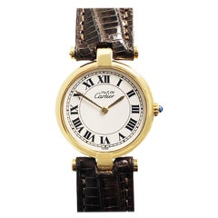 Cartier Vendome Vermeil Ladies Quartz Wristwatch