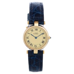 Vintage Cartier Vendome Vermeil Ladies Watch