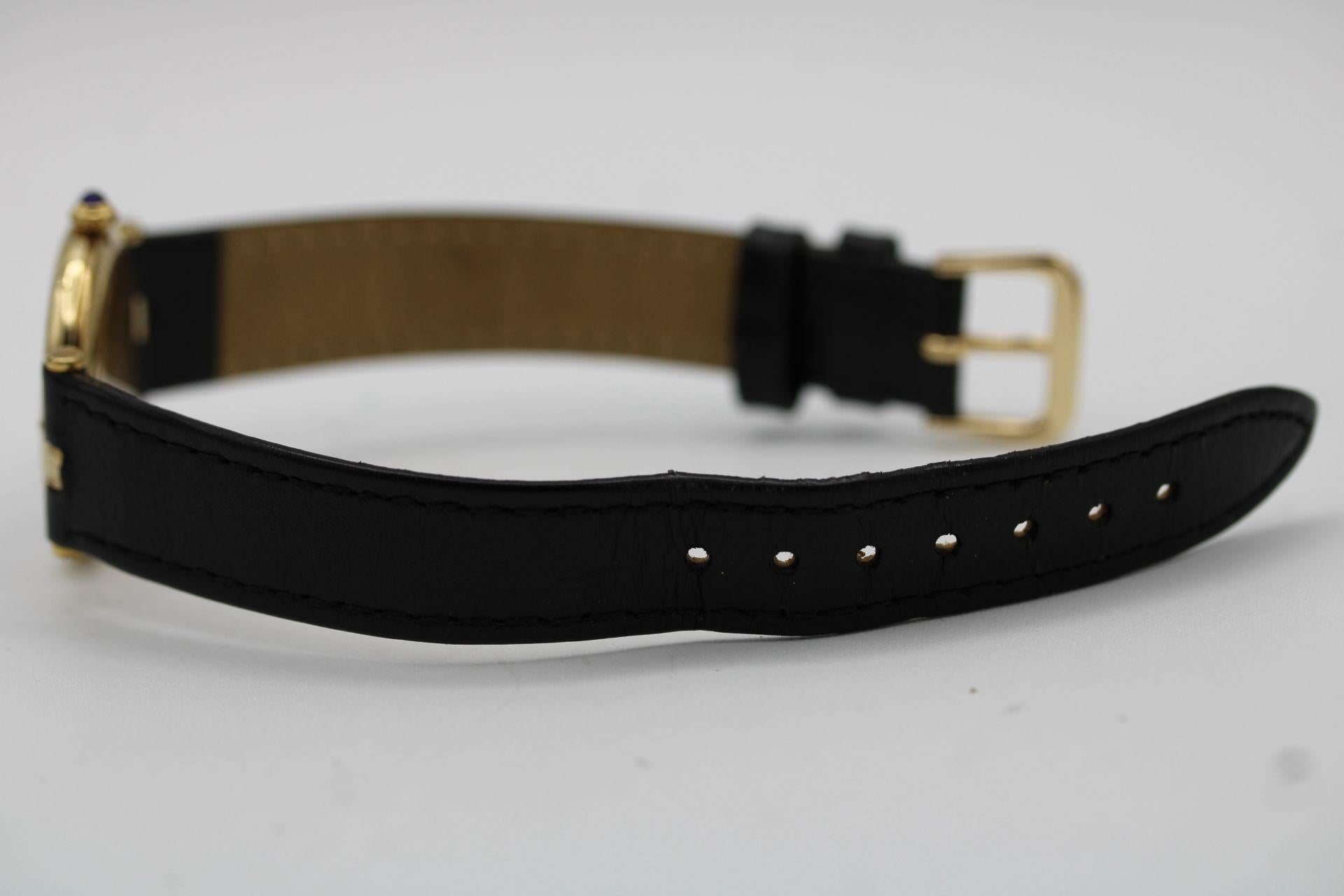 Cartier Vendome Vermeil Must 590003 – Vintage Luxury Timepiece For Sale 6