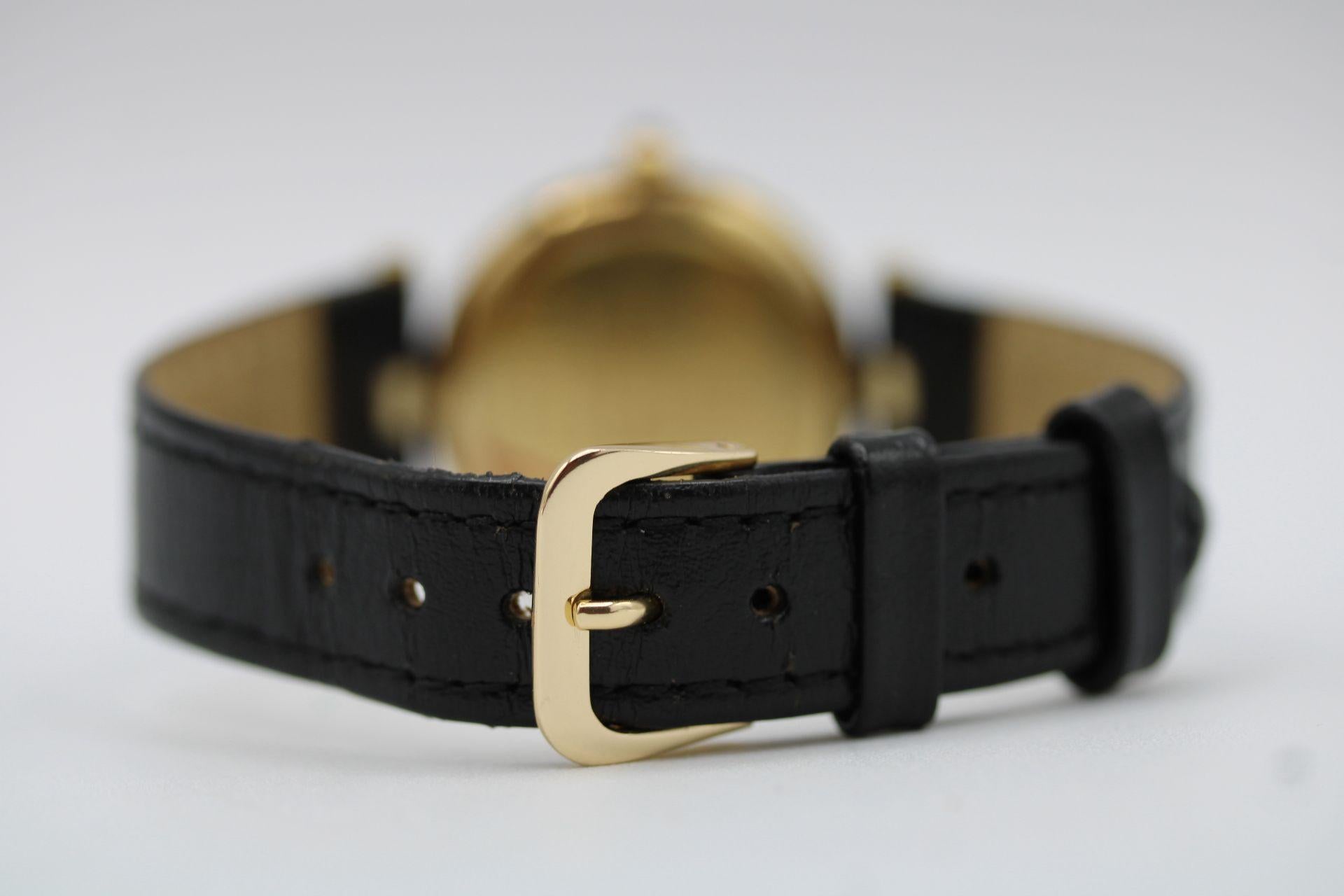 Cartier Vendome Vermeil Must 590003 – Vintage Luxury Timepiece For Sale 3