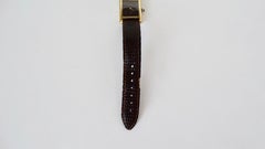 Cartier Vermeil Lizard 20mm Must de Cartier Tank Quartz Watch