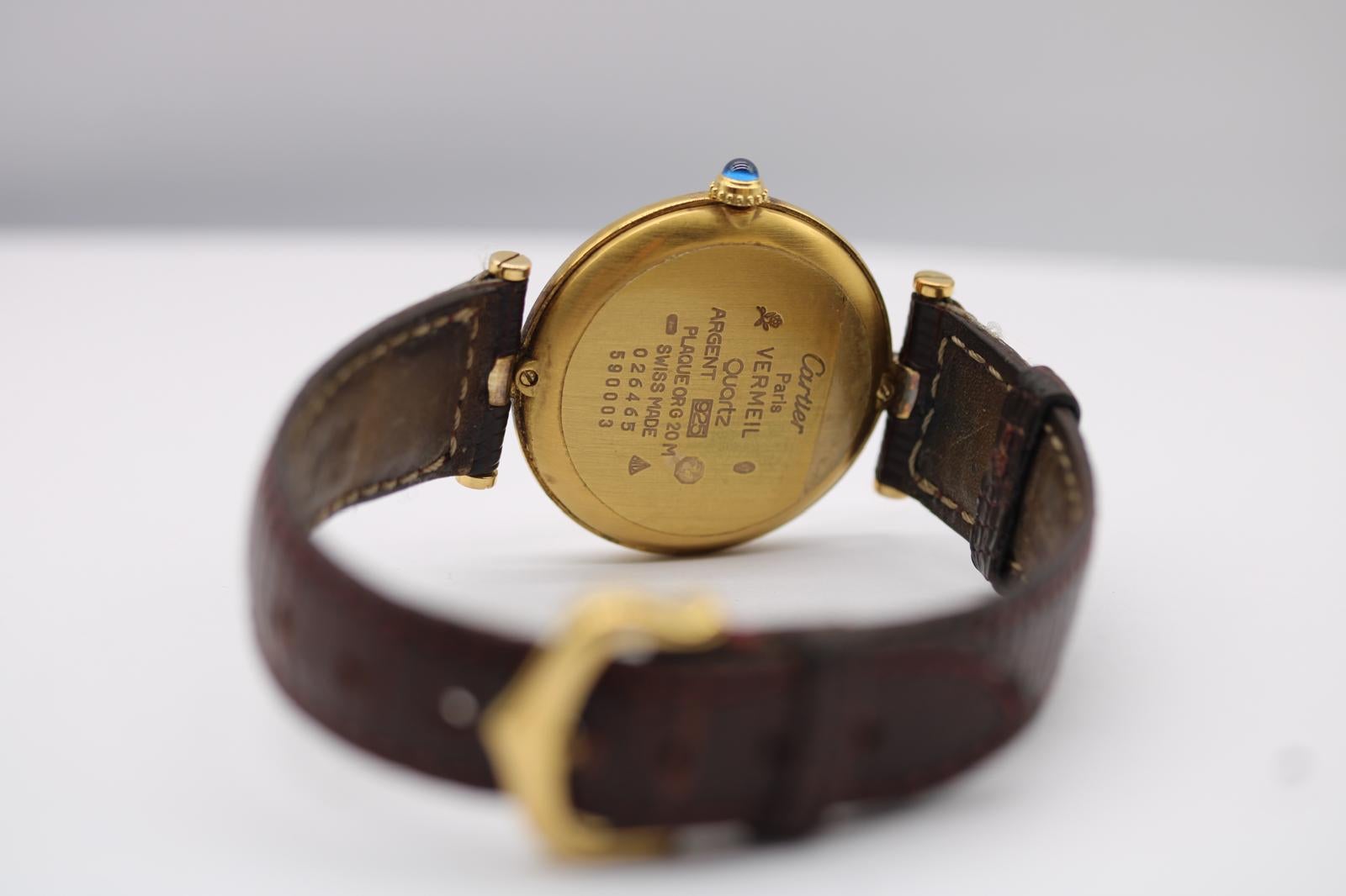 Women's Cartier Vermeil Must 590003 For Sale