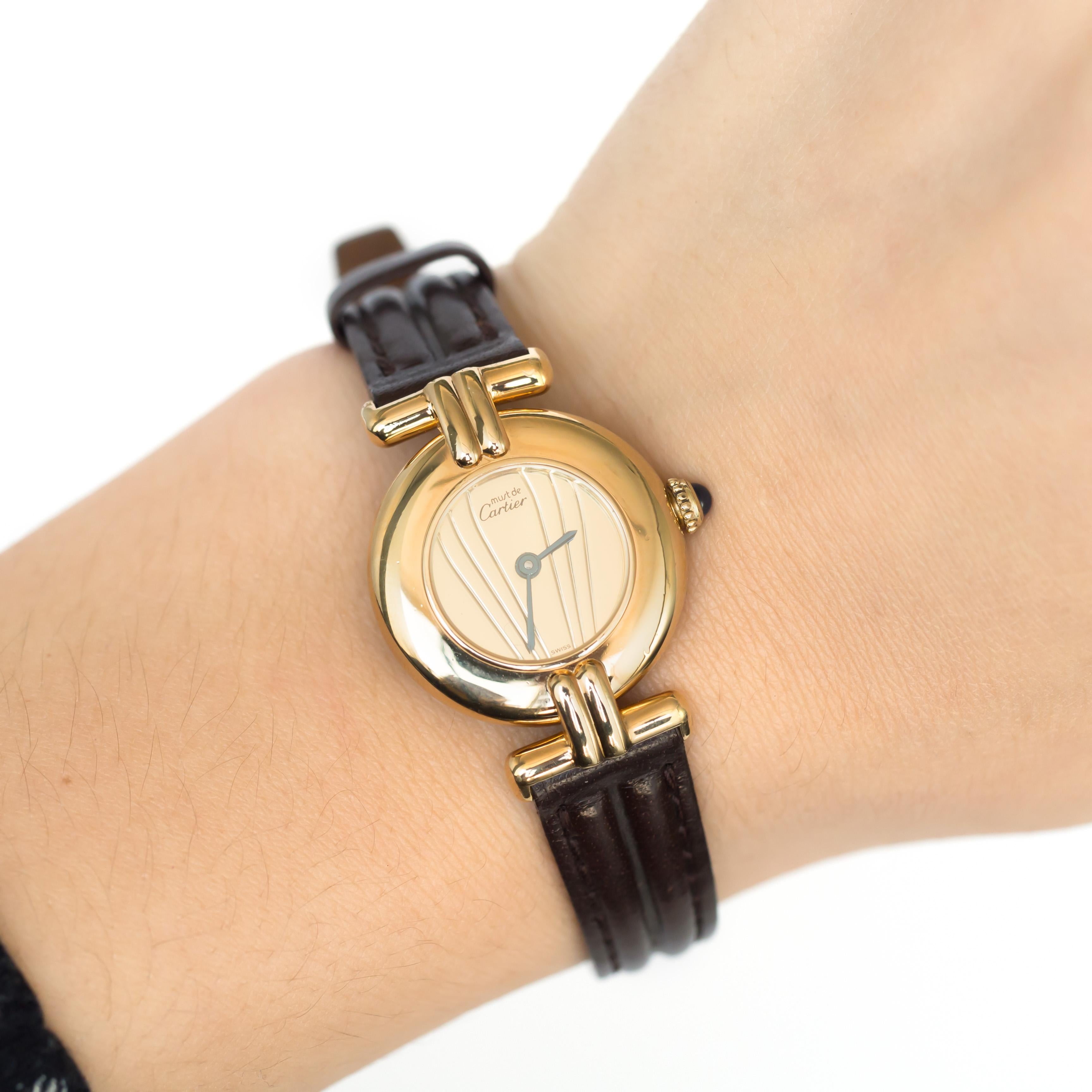 Cartier Vermeil Watch 1
