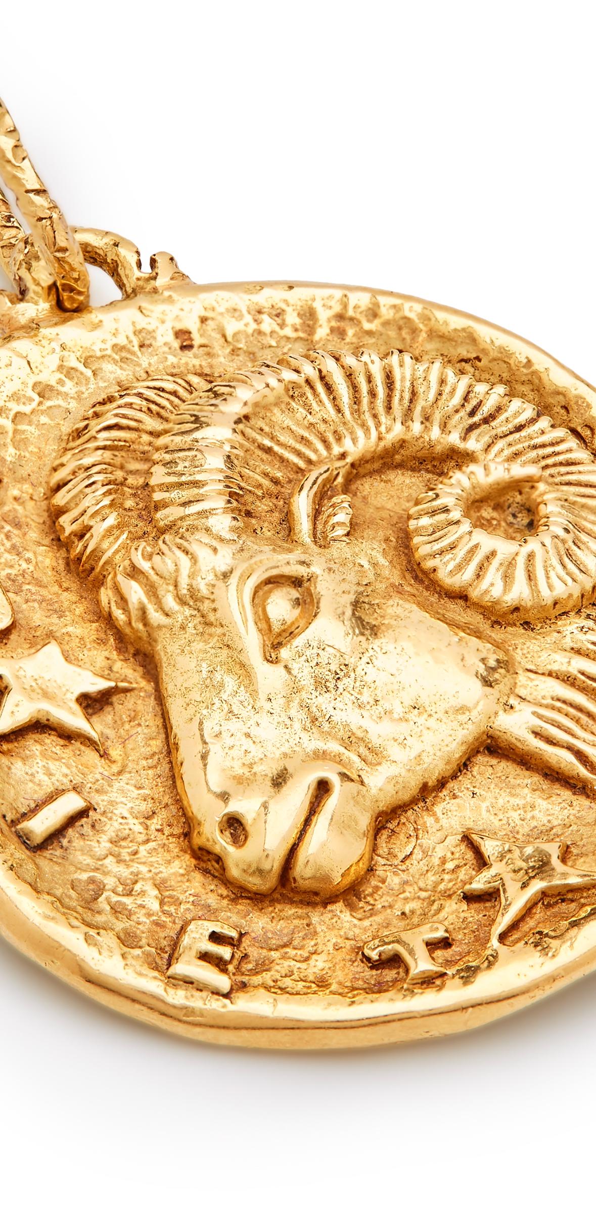 Rarissimo ciondolo Zodiac di grandi dimensioni 