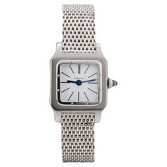 Cartier Very Rare Platinum Santos Wrist Watch Signed European Watch Co C.1925