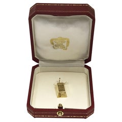 Cartier Vintage 1/2 Ounce Gold Ingot Bar pendant