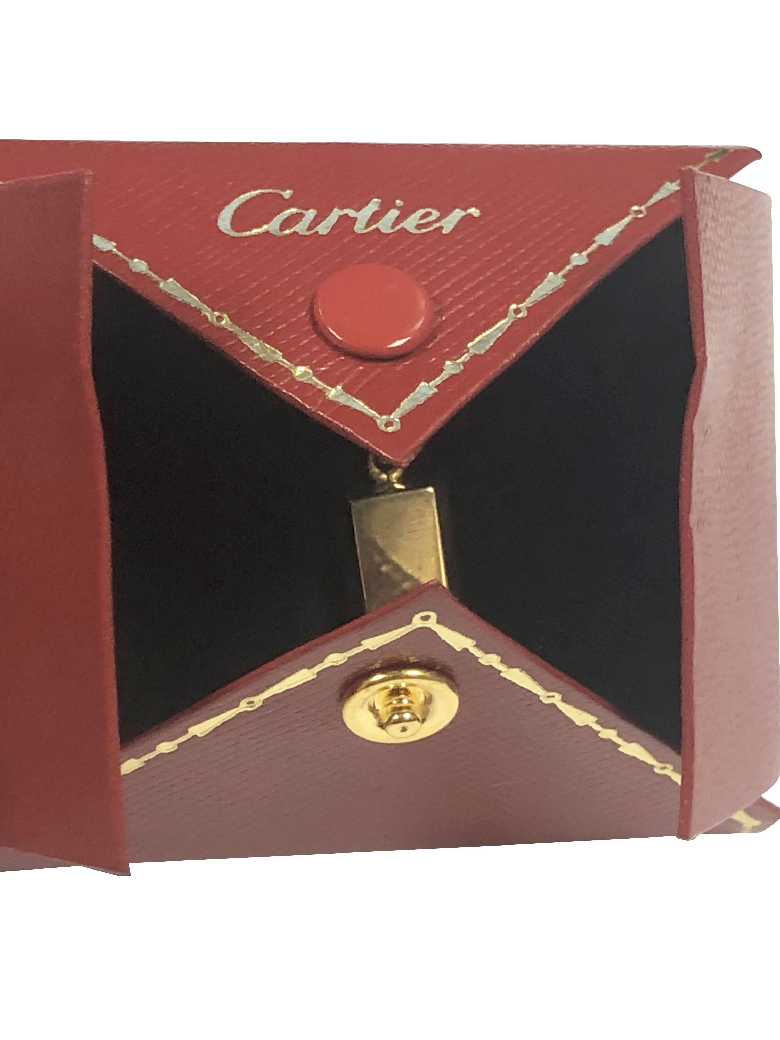 Cartier Vintage 1/4 Oz. Gold Ingot Charm For Sale 1