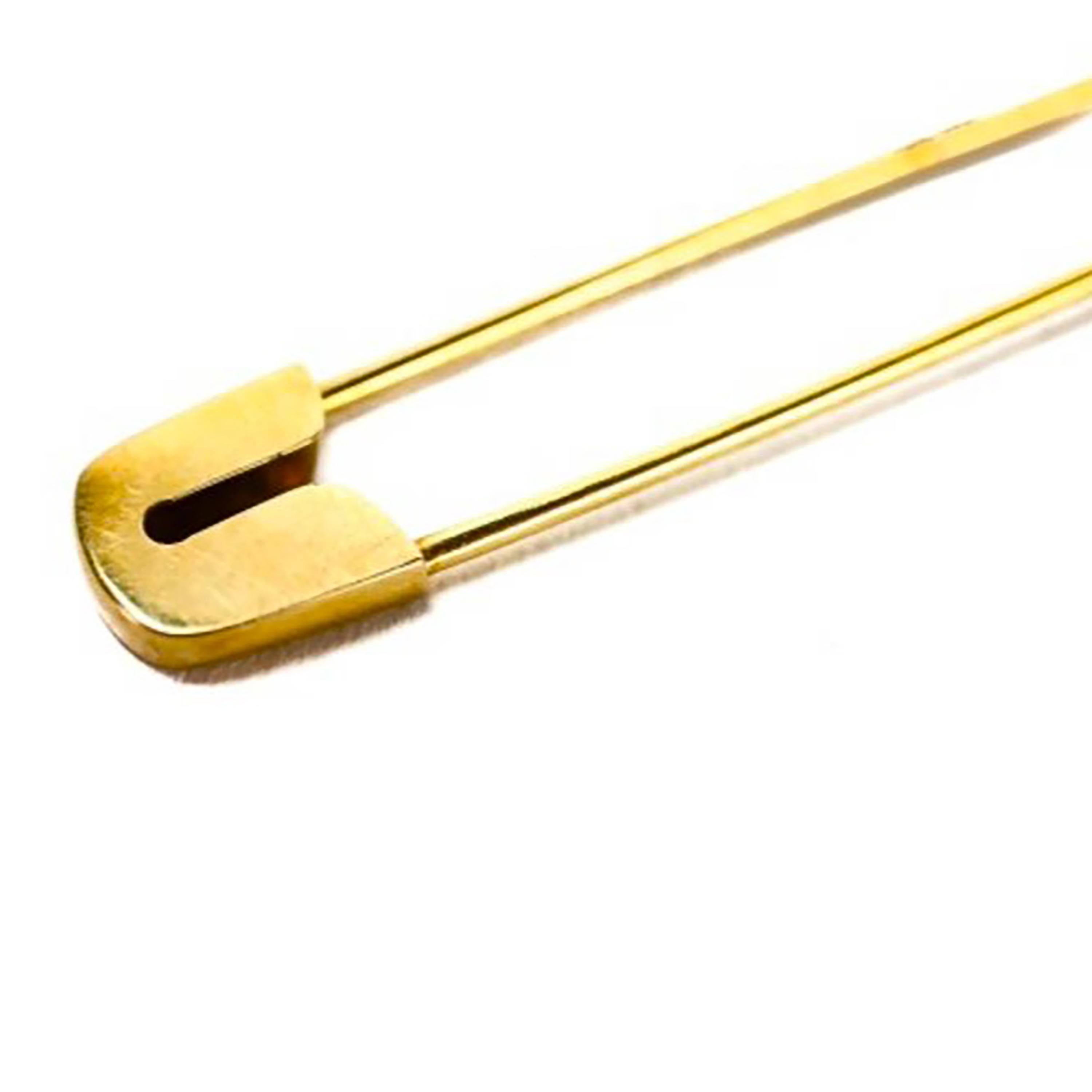 Cartier Vintage 14 Karat Yellow Gold 1.75 Inch Flexible Opening Safety Pin In Good Condition In New York, NY