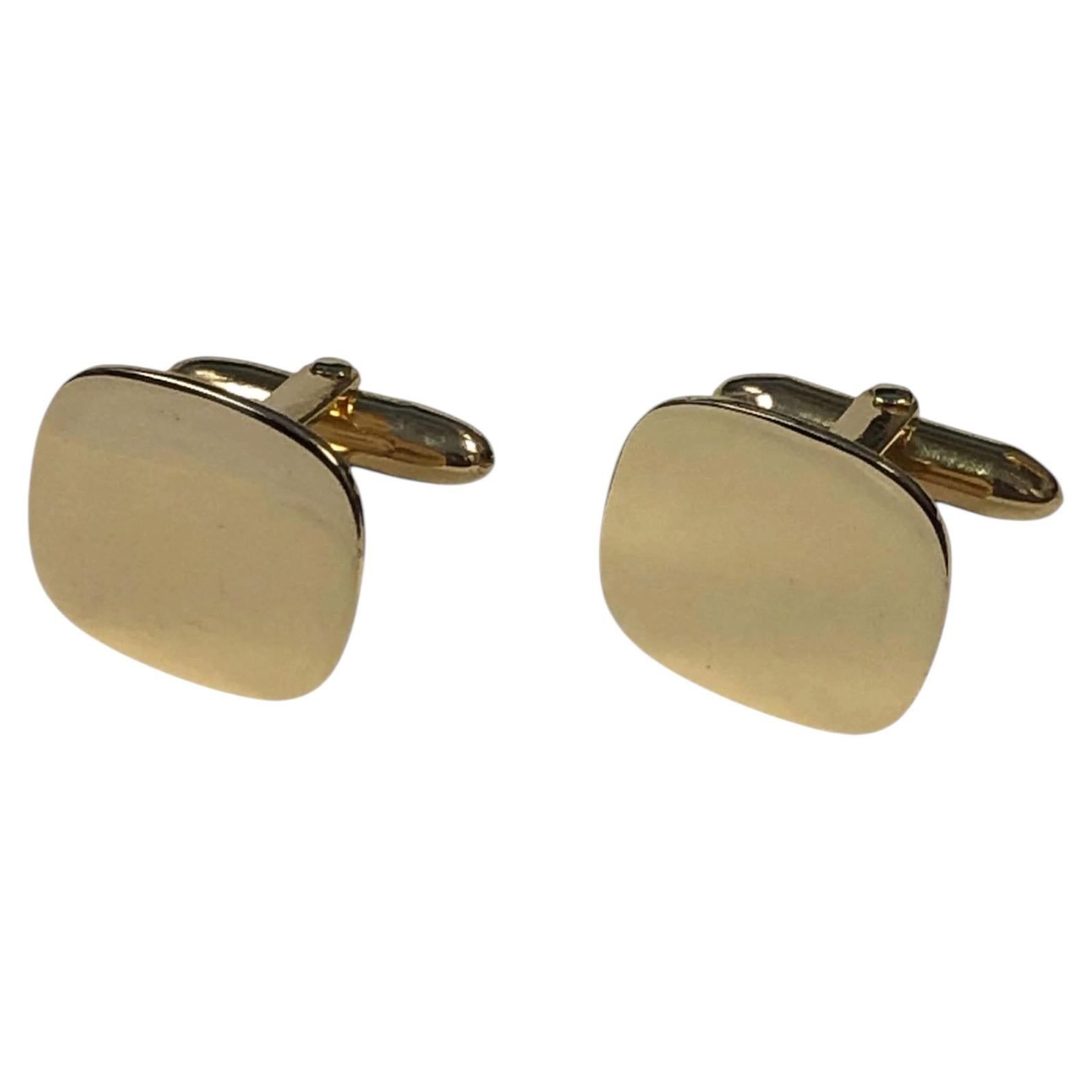 Cartier vintage 14k Yellow Gold cuff-links