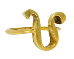 Cartier Vintage 18 Karat Gold Leo Zodiac Ring