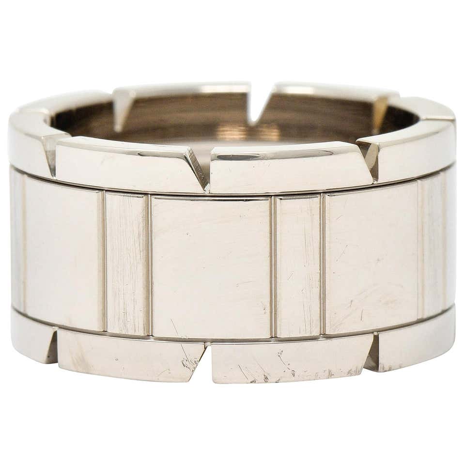 Cartier France Aquamarine Gold Tank Ring at 1stDibs | cartier tank ring ...