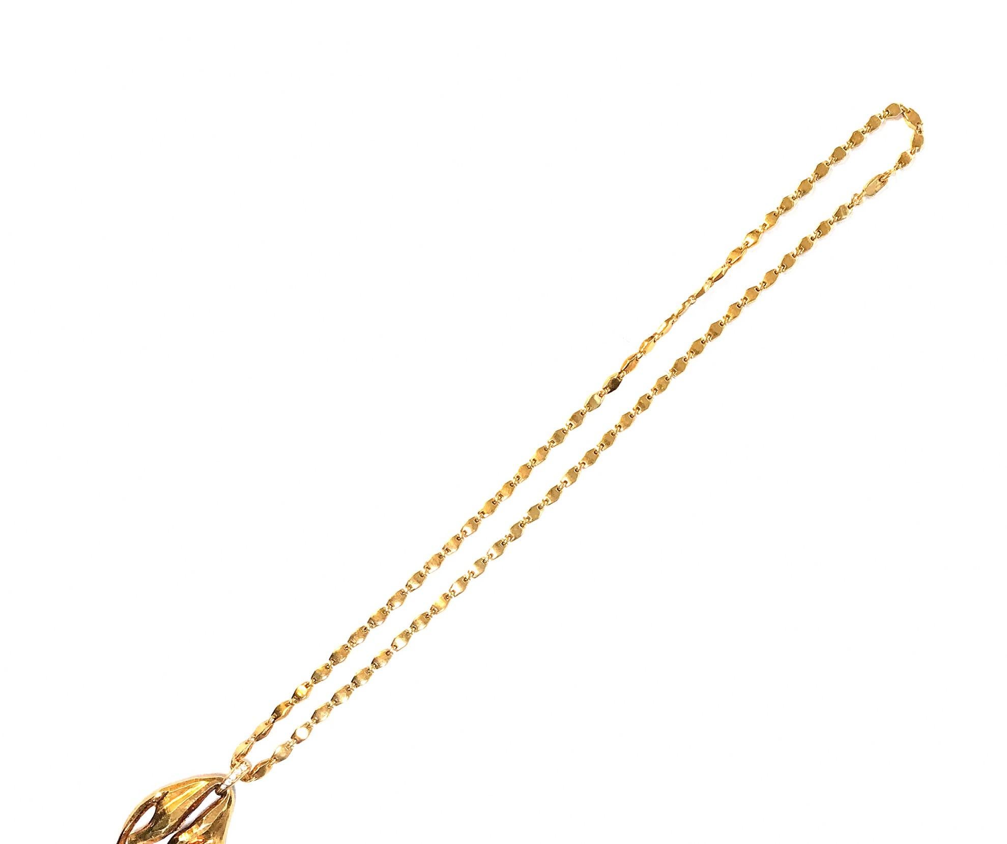 METAL TYPE: 18k Yellow Gold
TOTAL WEIGHT: 84.0 grams
CHAIN LENGTH: 24 inches
SERIAL NUMBER: will be provided upon purchase. 
Reference Number: 121645-HVGPG