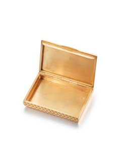 Cartier Vintage 18K Case Box, Unisex Collectors Item