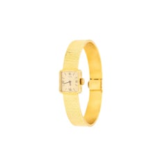 Cartier Vintage 18k Gold Square Roman Watch - '70S