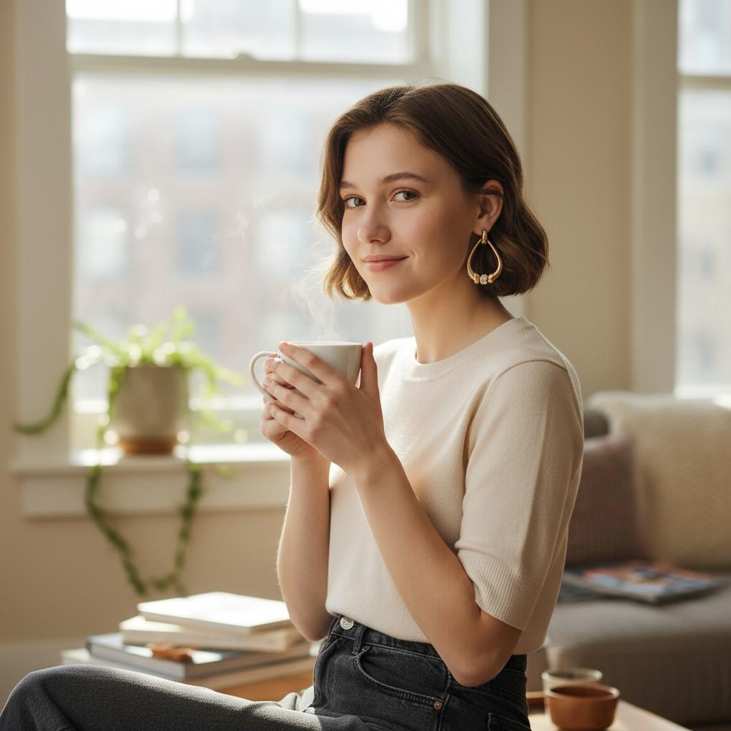 Cartier Vintage 18K Gelb- und Weißgold Ovale Türklopfer-Ohrringe im Zustand „Gut“ im Angebot in New York, NY