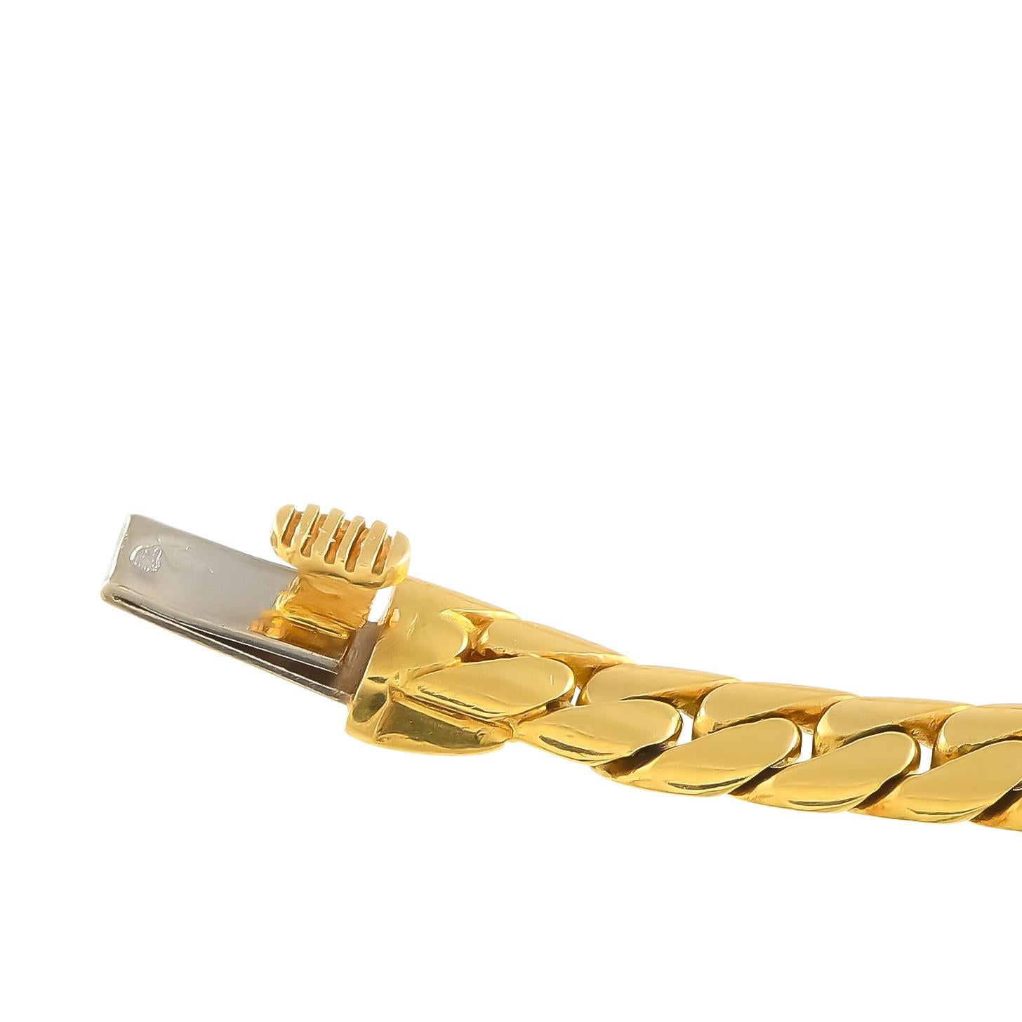 Collar Cartier Vintage de oro amarillo de 18 quilates con 1,70 quilates de diamantes y rubíes en Excelente Estado en Southampton, PA